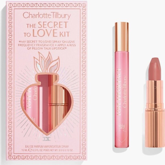 NEW Charlotte Tilbury The Secret to Love Kit, Love Frequency + Pillow Talk - Picture 1 of 8